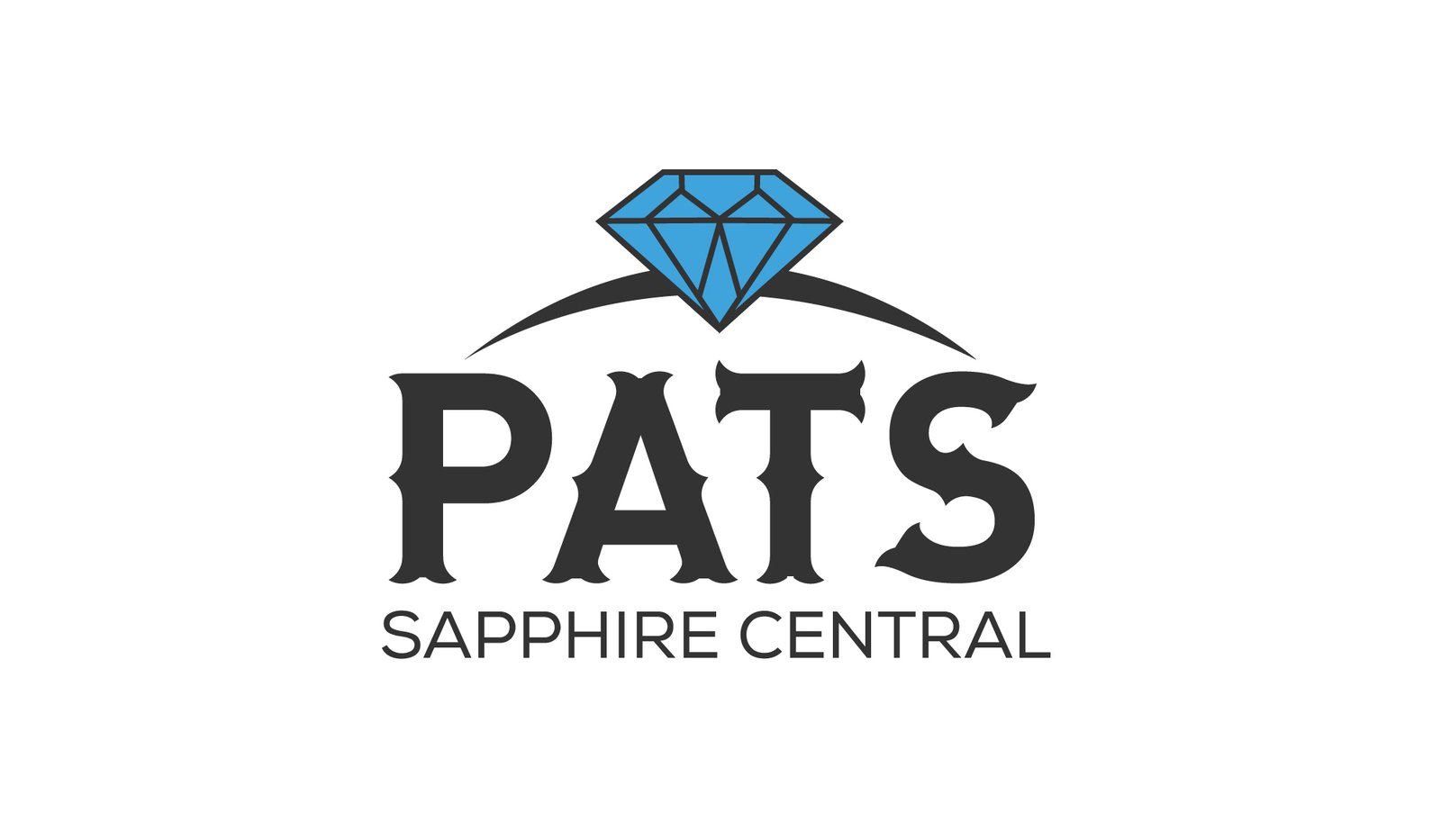 Pats Gems Sapphire Central Logo